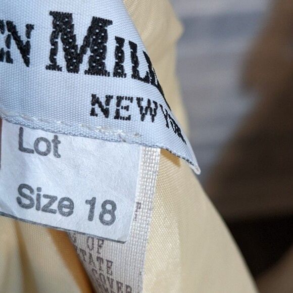 Karen Miller dress with jacket pale formal Bridgerton sz 18 - Picture 9 of 11